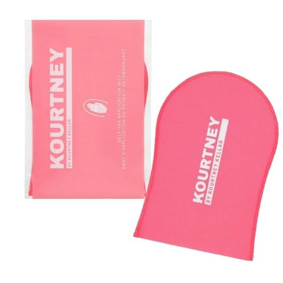 Kourtney Self-Tan Application Mitt Soft Velvet Streak-Free Application - Picture 1 of 5